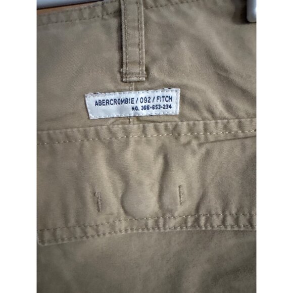 Abercrombie & Fitch Womens Khaki Cotton Cropped Pants Size 10 / 21” Inseam - Picture 6 of 6
